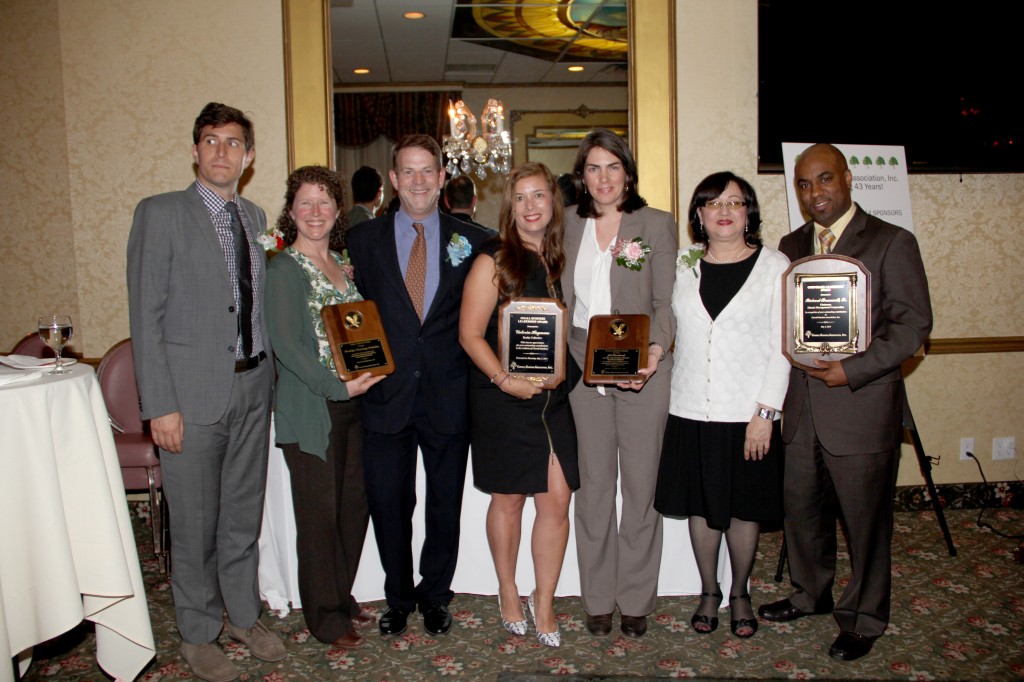 CGA Board President Cynthia Gonzalez and Board Vice Chair Michael L. Brown with all the honorees.